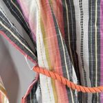 Sage THE LABEL Cardigan Medium Kimono 100% Cotton Stripe Beach Travel Boho NWT Photo 8