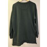 C&C California  Dark Gray LOVE Graphic Sunwashed Crewneck Sweater Photo 1