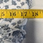 B. Smart  T Strap Sundress Size 13 Floral Mini Babydoll Ruffles Blue & White Photo 11