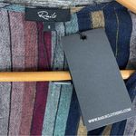 Rails  Metallic Lola Varadero Long Sleeve Striped Metallic Wrap Dress NEW S Photo 6