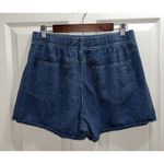 Rag and Bone Miramar Printed Chambray Shorts Size Large Pull On Denim Effect Photo 4