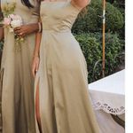 Show Me Your Mumu Clarissa Corset Dress in Moss Green Luxe Satin XXL NWT Photo 2