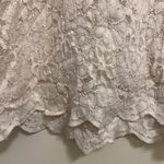 American Eagle  Womens White Lace Halter Crop Tank Top M Medium Bust 34” Photo 3