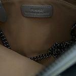 PINKO Aika Bow Flat Leather Crossbody Bag NWT Silver Photo 7