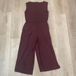 Eileen Fisher  Purple Wide Leg‎ Sleeveless Jumpsuit Size PP/PTP Photo 5