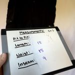 L.L.Bean black shorts pockets women's size 16 regular nylon spandex summer pants Photo 3