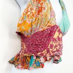 Anthropologie  Love The Label Womens Floral Boho Patchwork Halter Tank Top Size S Photo 4