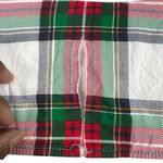 Crown & Ivy  women's ivory fleece pullover - holiday plaid trim - Size XXL Photo 4