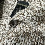 Sigrid Olsen VTG  Sport Chunky knit Cream Brown button front Cardigan XS Photo 1
