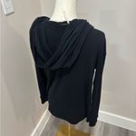 Free People Black Asymmetrical Button Cardigan Photo 1