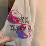 Brooklyn Cloth  womens no more worries hoodie sweatshirt beige L Photo 4