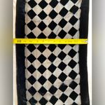 Velvet and sheer silk Scarf,‎ measures 12.5” x 61” Black Photo 1