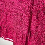 prAna  Fuschia Mayan kate skirt pull on A-Line circle skater flared size medium Photo 3