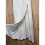 Lulus NWT  Your Sweetie White Tie-Strap Column Maxi Dress Wedding Gala Bride Sz M Photo 4