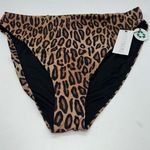 Swiminista Fabulous High Waist Bikini Bottom In Leopard Size XL Photo 0