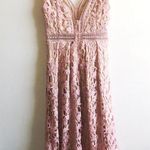Romeo + Juliet Couture Double-V Lace Midi Dress Photo 9