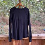 Free People We The Free Women's Black Arden Tee Long Sleeve Size XS Photo 5