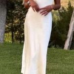 Reformation NWT Joana Silk Dress in Fior Di Latte M Photo 1