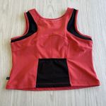 Nike Dri-Fit Run Women's Large Pink Black Mesh Crop Tank Top Photo 4