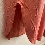 Zenana Outfitters 🆕Ash-Rose V-Neck Short Sleeve Side Slit Mid Dress S🆕 Photo 6