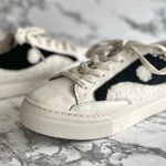 Soludos Yin Yang Women’s Platform Leather Sneakers Sz 9 White Black Photo 2