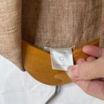 Austin Reed Light Brown 100% Linen Tunic Boyfriend Jacket Lightweight Size 10 Photo 8