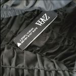 ZARA  Dress Shirred Puff Sleeve Black Mini Square Neck Bodycon Photo 5