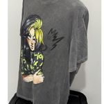 Billie Eilish Unisex Anime Graphic Crew Neck Casual Music Tee 100% Cotton Sz L Photo 3