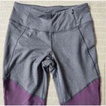 CALIA by Carrie Underwood‎ Colorblock Leggings Gray Purple Mesh Size Medium Photo 4