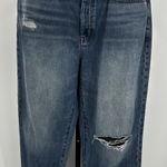Madewell  The Dad Jean Size 30 Distressed High Rise Relaxed Fit Blue Denim Jeans Photo 0
