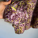 Cinq à Sept Cinq A Sept Purple Blanche Rhinestone Printed Button Front Top Photo 10