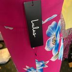 Lulus NWT  Wandering Wendy Magenta Floral Print Maxi Dress Size M Photo 7