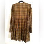 Urban Outfitters NWT  Plaid Long Sleeve Babydoll Dress Small Photo 4