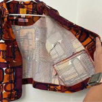 Ruby Rd. Womens Blazer Structured Statement Piece Geometric Size 12 3/4 Sleeves Photo 7