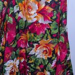 Victoria's Secret Vintage  Gold Label Iridescent Floral Robe Medium/Large Photo 5