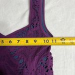 Free People Intimately Purple Blue Medallion Lace Seamless Dress XS/S Photo 5