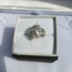 Sterling Silver SIZE 5 925 Reflection Marquise Cut Clear CZ Engagement Ring Photo 4