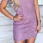 Boutique Lavender Lace Dress Photo 0