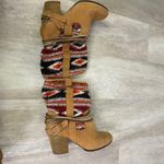 Steve Madden  Tolteca Western Boots Size 8 Brown Blanket Southwest Photo 5