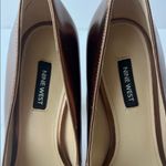 Nine West Womens Trendz3Pump Gold Mettalic Party Formal Evening Pumps Sz 9M ✔️ Photo 3
