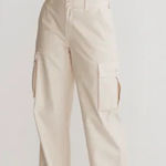 Madewell  Low-Slung Straight Cargo Pants In Vintage Linen Beige Tan Size 26 Photo 0