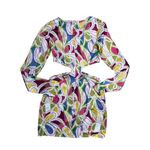 For Love & Lemons  Colorful Thora Long Sleeve Mini Dress US XS Photo 10