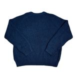 Old Navy Navy Blue Cozy Jacquard Heart Pullover Sweater Womens XS Photo 7