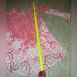 Free People Women's Penny Lover Cold Shoulder Orange Paisley Dress,Size M Photo 8