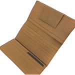 BVLGARI  Logo Mania Beige Canvas Leather Long Bifold Wallet, 7.5"x4.1" Photo 5