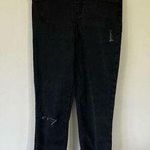 Spanx  womens jeans black size M pull on distressing ankle skinny distressing Photo 0