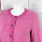 Torrid  Tweed Knit Button Up Cardigan Sweater Pink Marled Size 1X Photo 6