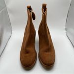 Ralph Lauren NWOBLauren  Marianna Suede Waterrepellent Chunky Heel Ankle Boot 5.5 Photo 4