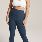 Beyond Yoga  Spacedye Cropped Leggings Navy Blue Plus Size 3X Photo 0
