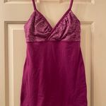 Lululemon V Neck Embrace Tank Top Size 8 Heathered Purple Photo 2